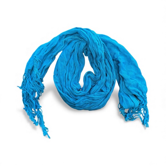 Chic Azure Women's Scarf - Picture 3 of 4